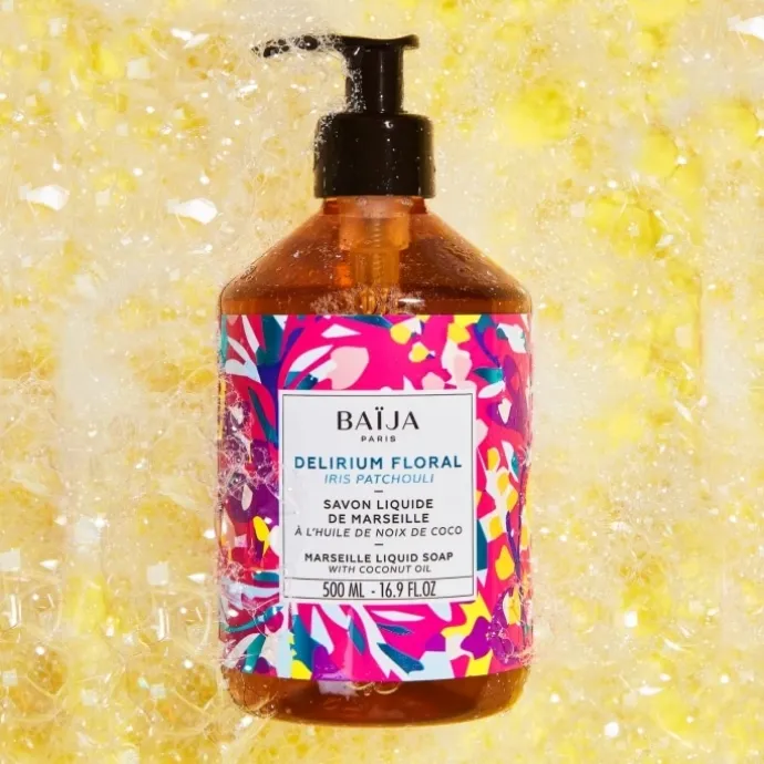 BaijaDelirium Floral Savon Liquide Marseille Corps & Mains