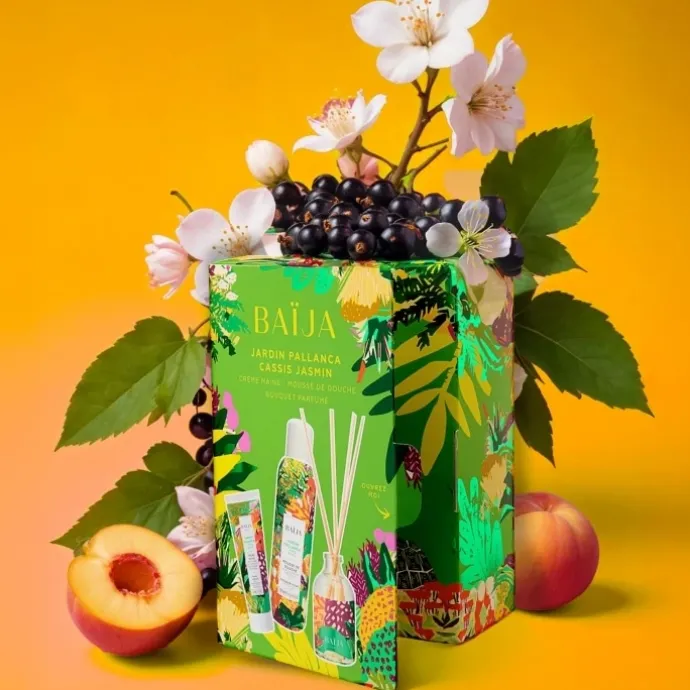 BaijaJardin Pallanca Coffret Soin Parfumé et Bouquet Parfumé