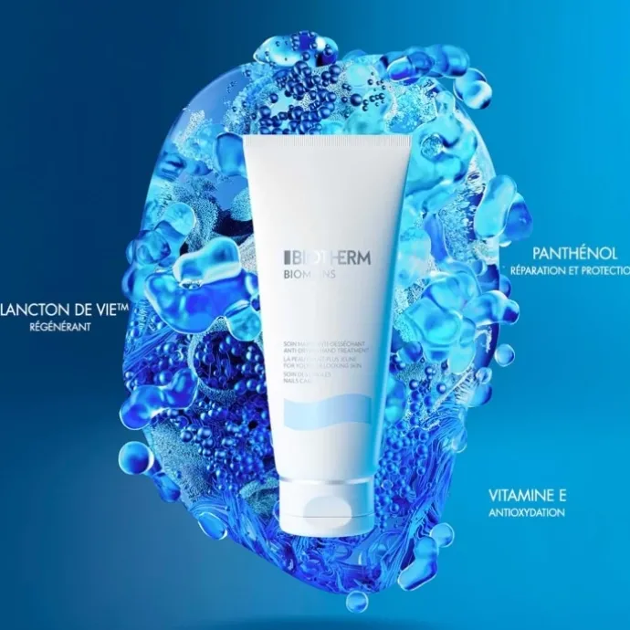 BiothermBiomains Crème Jeunesse des Mains - Anti-desséchement & Fortification des Ongles