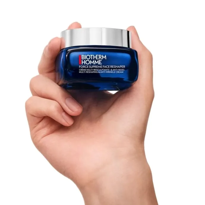 BiothermForce Supreme Face Reshaper Crème Resculptante Visage pour Homme