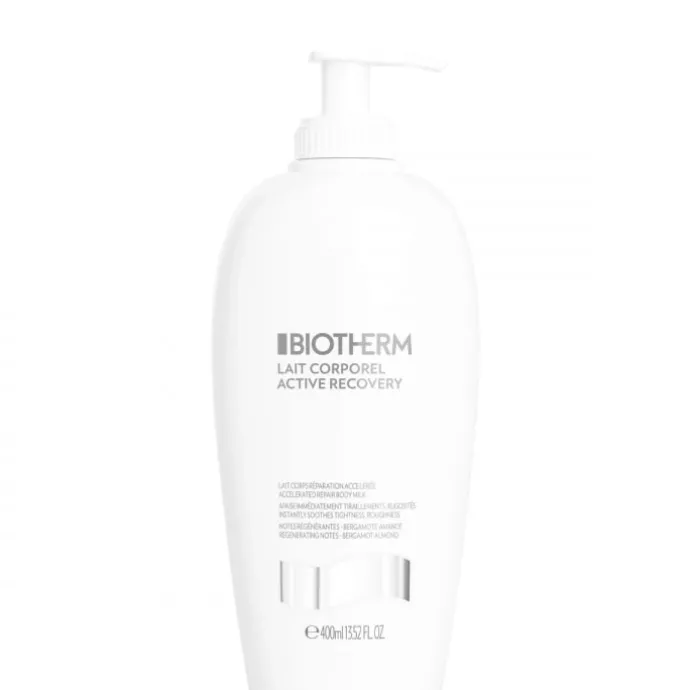 BiothermLait Corporel Active Recovery Lait Corps pour Apaiser les Peaux Irritées, Abîmées