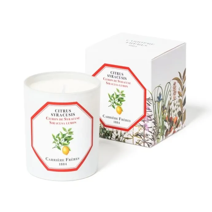 Carrière FrèresCitron de Syracuse - Citrus Syracusis Bougie Parfumée