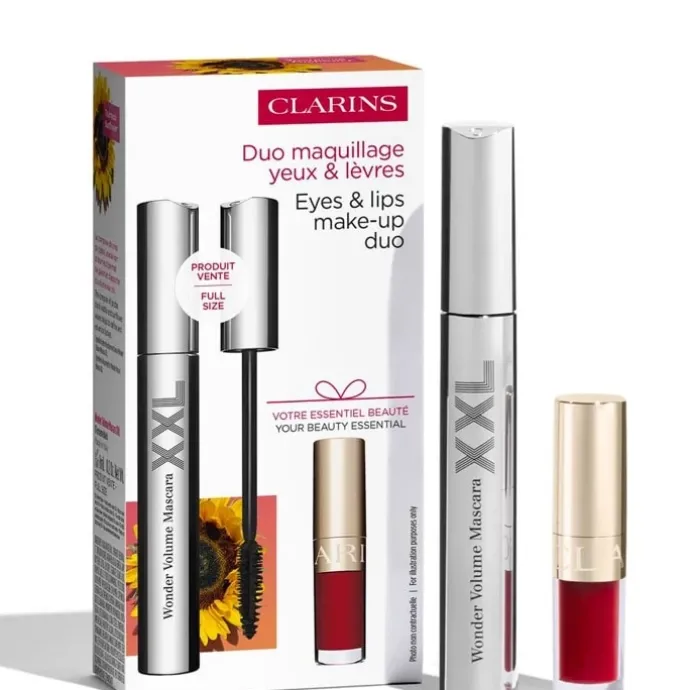CLARINSCoffret Mascara Coffret Maquillage - Duo Maquillage Yeux et Lèvres