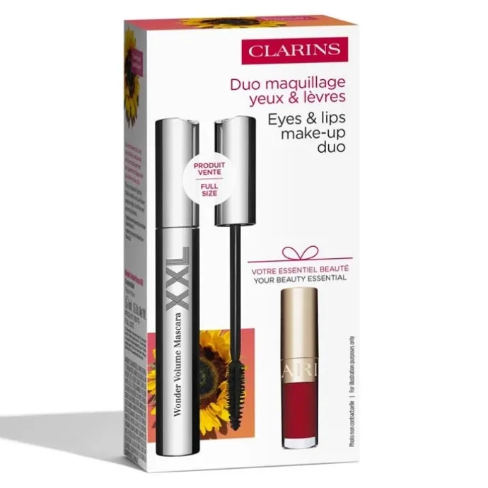 CLARINSCoffret Mascara Coffret Maquillage - Duo Maquillage Yeux et Lèvres