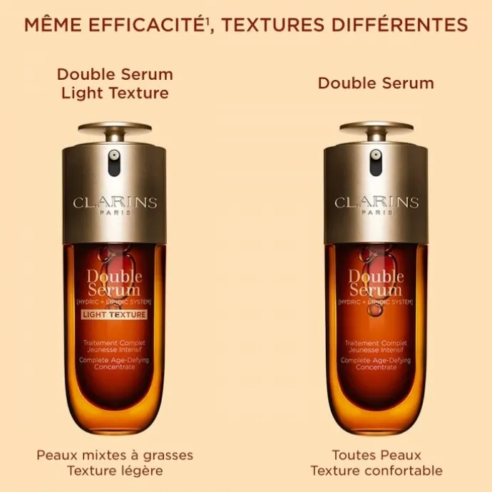 CLARINSDouble Serum Light Texture Sérum Anti-âge Texture Légère