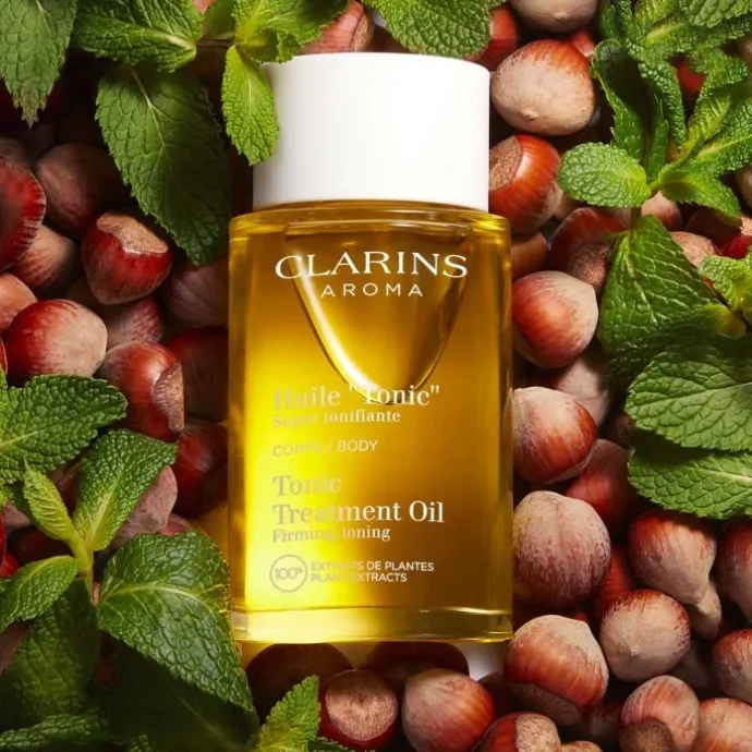 CLARINSHuile "Tonic" 100% Extraits de Plantes Fermeté, Tonicité & Élasticité ● Super Affinante