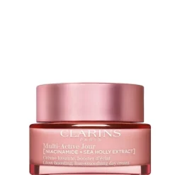 CLARINSMulti-Active Jour Crème lissante, booster d’éclat – Peaux sèches