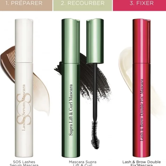 CLARINSSupra Lift & Curl Mascara Effet Liftant Courbe & Volume Déployés