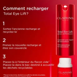 CLARINSTotal Eye Lift - Contour des yeux anti-âge Soin yeux anti-rides - Recharge