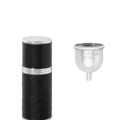 Creed Argent / Noir Vaporisateur de voyage - Gaine Cousue Cuir