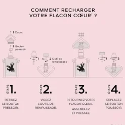 GUERLAINLa Petite Robe Noire                Le Flacon Coeur - Eau de Parfum Intense