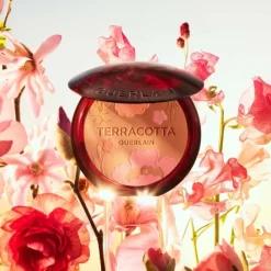 GUERLAINTerracotta Flower Blossom                La Poudre Éclat Bonne Mine Naturelle- Édition Limitée - 96% d’ingrédients d’origine naturelle