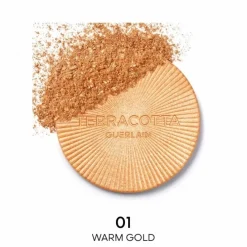 GUERLAINTerracotta Luminizer                La Poudre Enlumineur - 96% d'ingrédients d'origine naturelle Éclat scintillant & doré