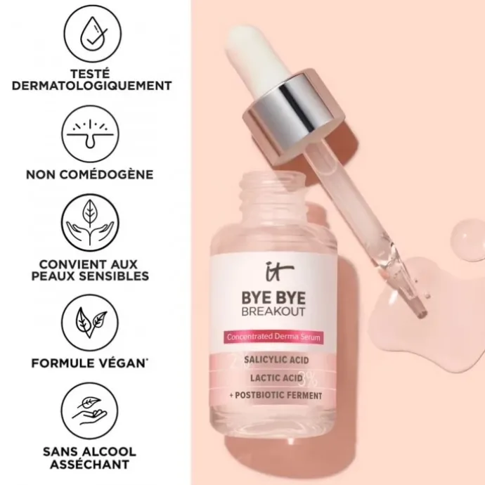 It CosmeticsBye Bye Breakout Sérum anti-acné à l'acide salicylique