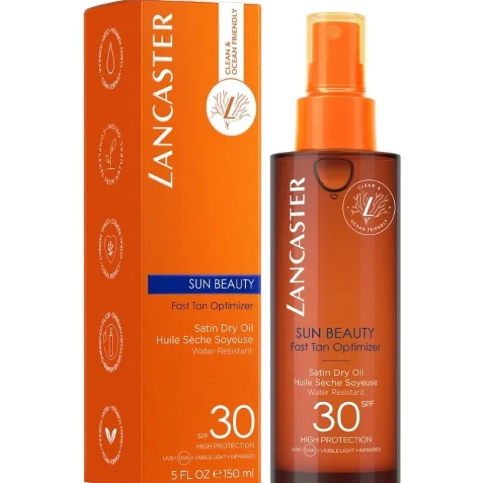 LANCASTERSun Beauty Huile Sèche Soyeuse Accélératrice de Bronzage SPF30