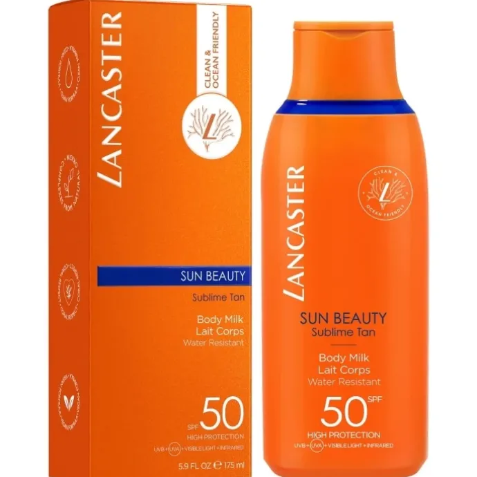 LANCASTERSun Beauty Lait Corps Confort Bronzage Sublime SPF50