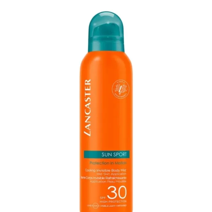 LANCASTERSun Sport Brume Invisible Rafraîchissante Application Peau Mouillée SPF30