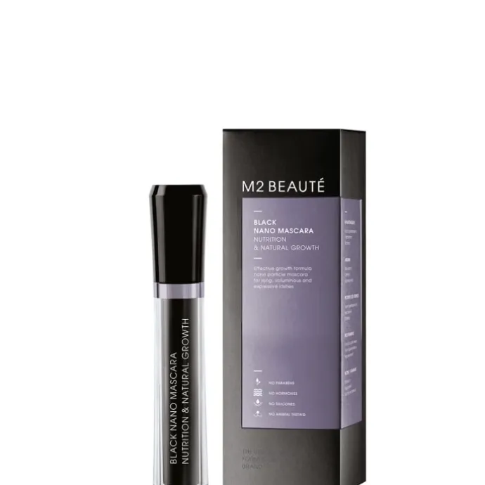 M2 BeautéBlack Nano Mascara Nutrition & Natural Growth