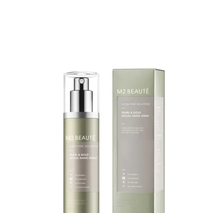 M2 BeautéUltra Pure Solutions Pearl & Gold Facial Nano Spray