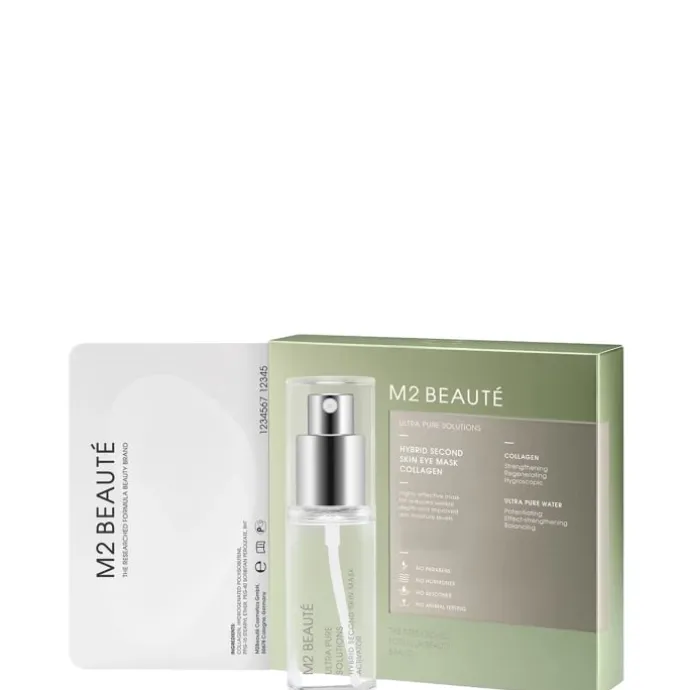 M2 BeautéUltra Pure Solutions Hydrid Second Skin Eye Mask Collagen