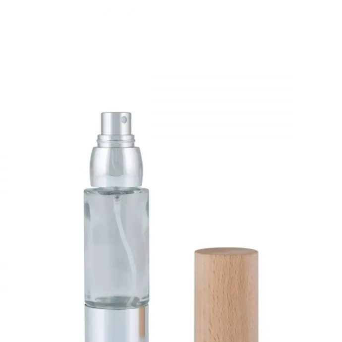NovexVaporisateur Rechargeable En Verre avec Bouchon en Bois