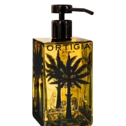 Ortigia SiciliaAmbra Nera                Savon Liquide - Flacon en Verre Rechargeable