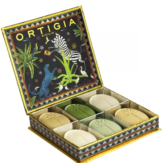 Ortigia SiciliaJungle Box Coffret de 6 Savons Parfumés Assortis