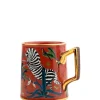 Ortigia SiciliaJungle Corallo                Mug en Céramique