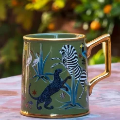 Ortigia SiciliaJungle Green Mug en Céramique