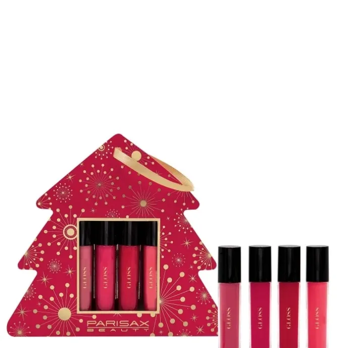 ParisaxCoffret Gloss Sapin avec accroche noeud Coffret Maquillage