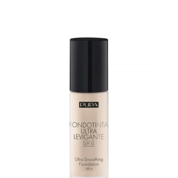 PupaFond de Teint Ultra Lissant SPF 6 Fond de Teint Longue Tenue à Effet Perfecteur