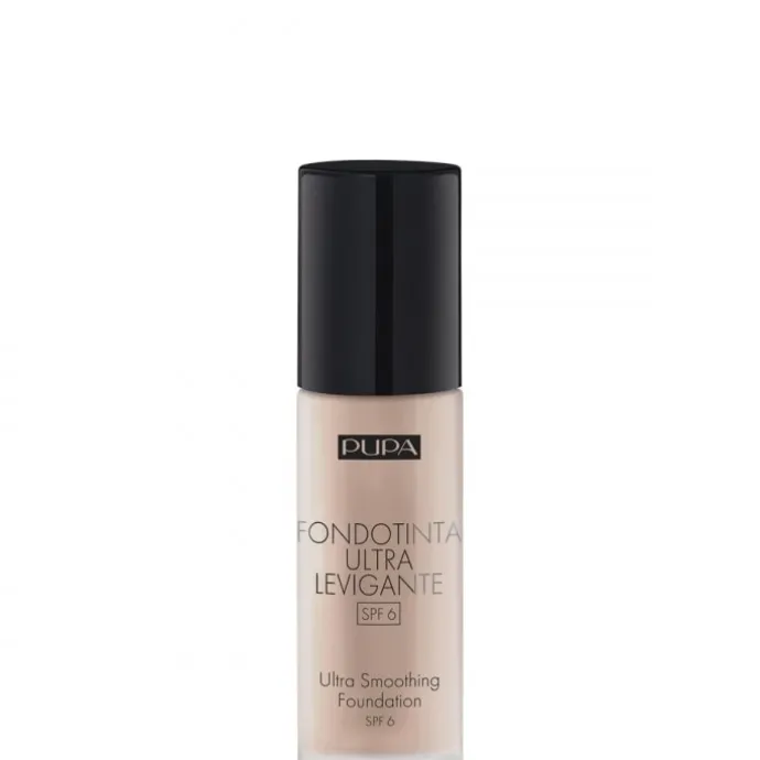 PupaFond de Teint Ultra Lissant SPF 6 Fond de Teint Longue Tenue à Effet Perfecteur