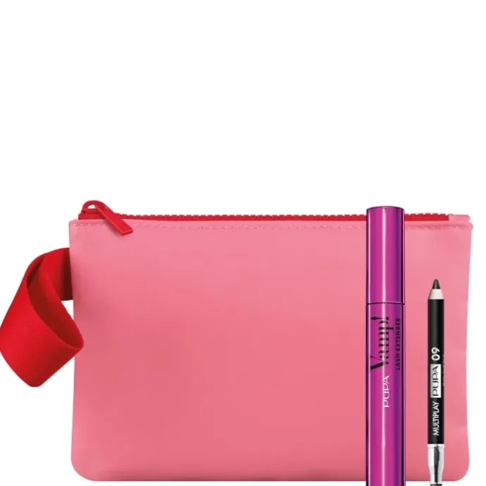 PupaKit Maquillage Vamp! Lash Extender + Mini Multiplay Noir Coffret Maquillage