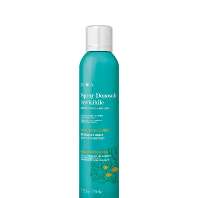 PupaSpray Après-Soleil Invisible pour le Corps et Cuir Chevelu Hydratant & Apaisant