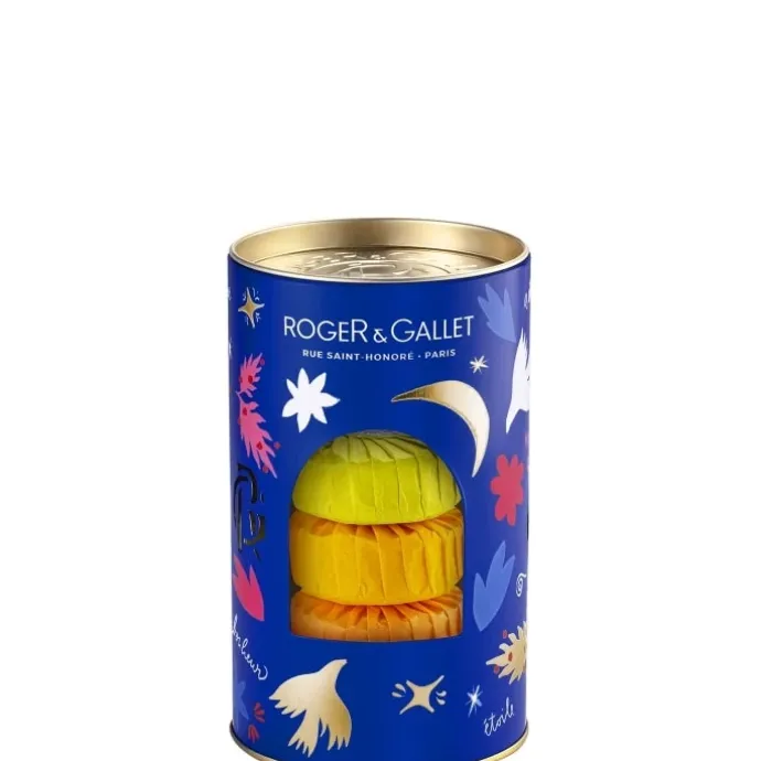 Roger&GalletCoffret 3 Savons Bienfaisants 100g Néroli - Bois d'Orange - Fleur d'Osmanthus