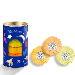 Roger&GalletCoffret 3 Savons Bienfaisants 100g Néroli - Bois d'Orange - Fleur d'Osmanthus