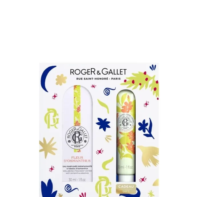 Roger&GalletFleur d'Osmanthus Coffret Eau Parfumée Bienfaisante - Crème Mains