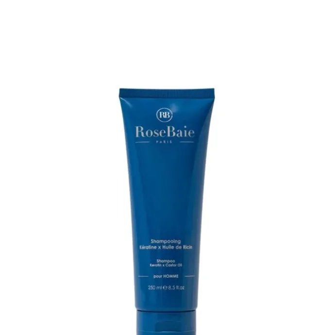 RoseBaie ParisKératine x Huile de Ricin Shampooing Pousse et Hydratation