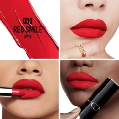Rouge Dior Rouge à Lèvres                Confort et Longue Tenue - Soin Floral Hydratant