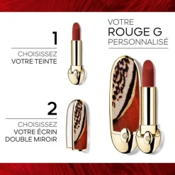 Rouge G de Guerlain Majestic Feathers                L’Écrin Bijou Double Miroir - Phoenix