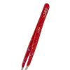 RubisPince Classique Action Painting Rouge                Pince à Épiler Professionnelle pour les Sourcils
