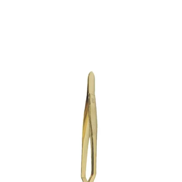 SamsarPince à Épiler Crabe Dorée 9 cm