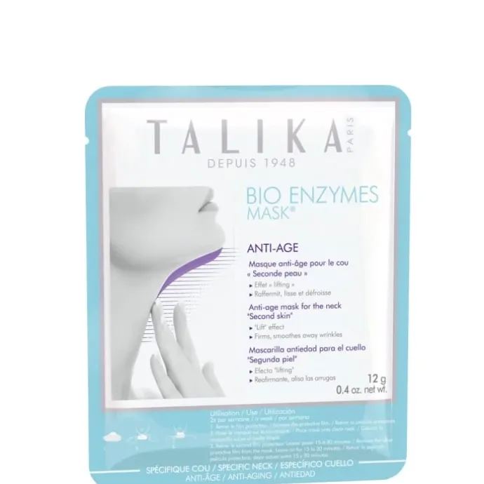 TalikaBio Enzymes Mask Anti-Âge Cou Masque Anti-Âge Cou Seconde Peau