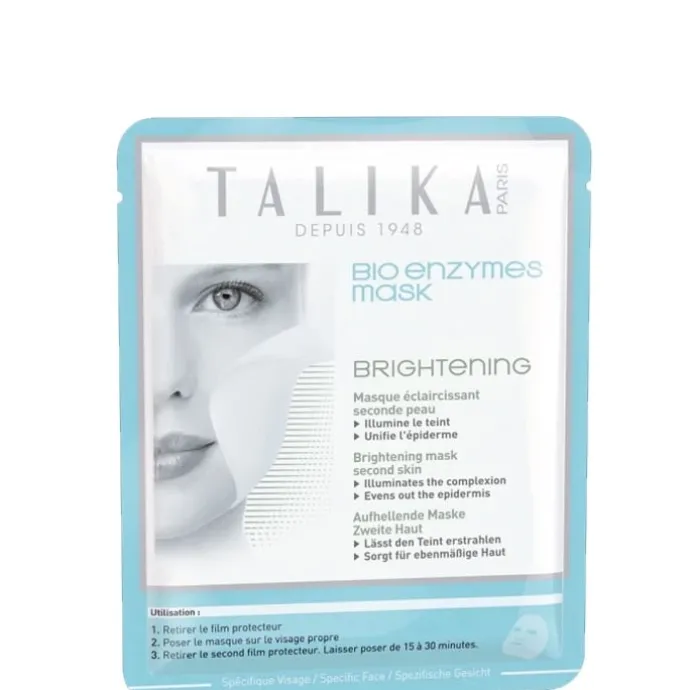TalikaBio Enzymes Mask Brightening Masque Éclaircissant Seconde Peau en Biocellulose